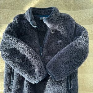 Vineyard Vines Navy Fleece Quarter zip